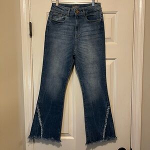Women's Blue Flared Jeans